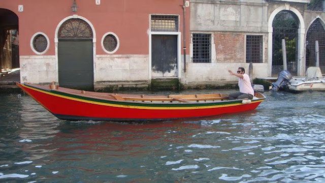 Venise en barque