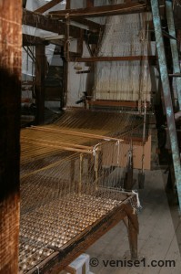 tissus Bevilacqua à Venise tessitura