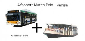 bus et vaporetto : aerobus-vaporetto
