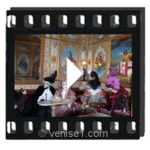 Vidéo du carnaval de Venise au Café Florian