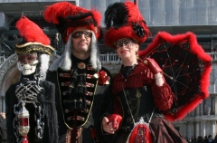 Photos du Carnaval de Venise Portraits du Carnaval de Venise en gros plan