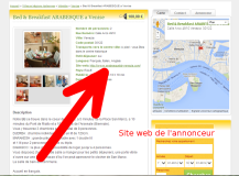 Vous pouvez aussi visiter DIRECTEMENT le site web de l'annonceur