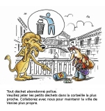 déchets à Venise