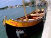 En barque dans la lagune de Venise