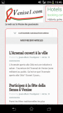 venise1.com avec le menu CATEGORIES NAVIGATION MENU