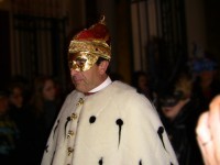 En habit de doge au carnaval de Venise