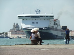 No grandi navi Navires de croisière à Venise