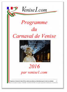 carnaval de venise 2016 programme