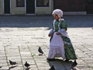 Venise avec un enfant