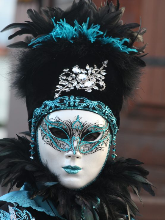 Masques de Carnaval de Venise... variations en bleu — free download