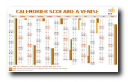 calendrier scolaire à Venise