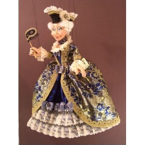 marionnette noble dame vénitienne