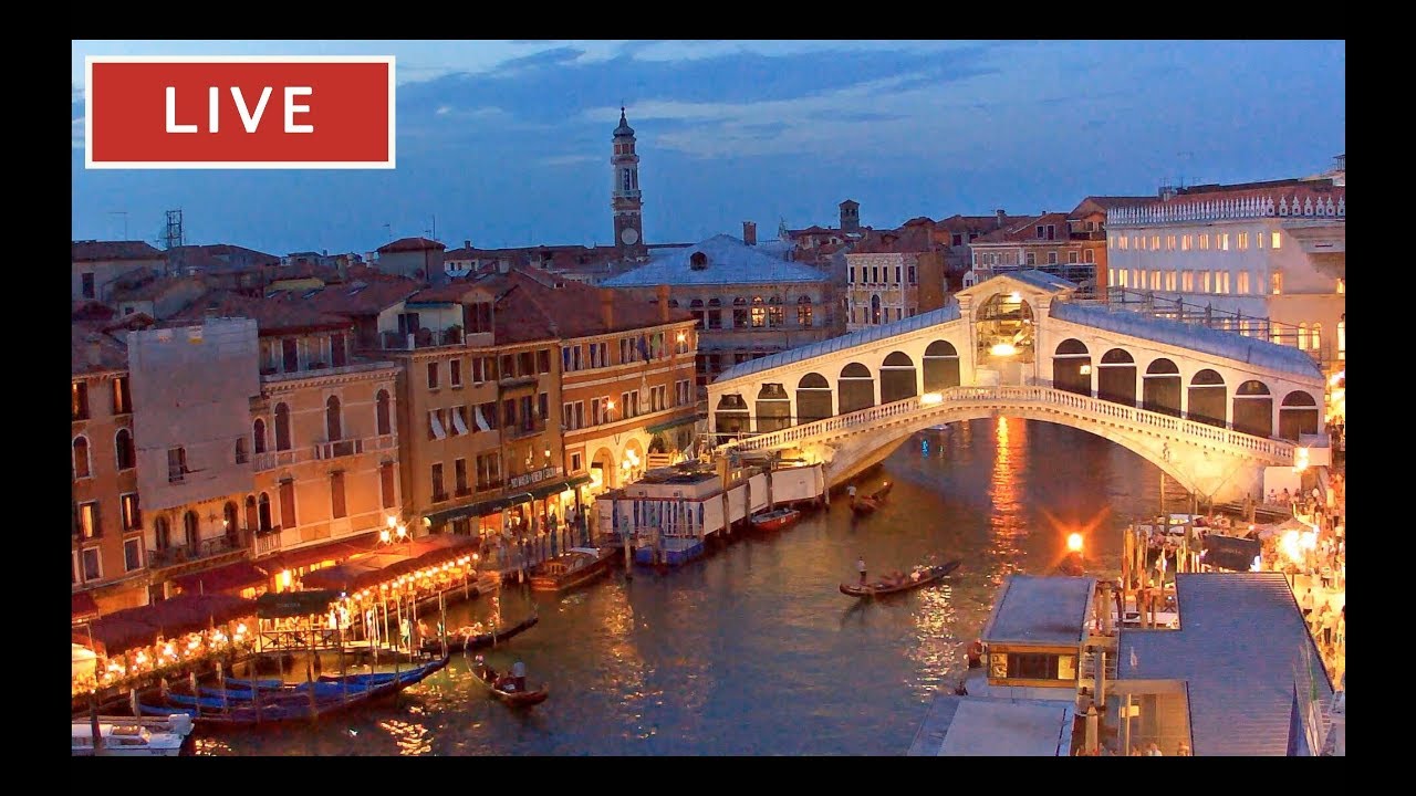17 webcams Venise en direct Pour vivre Venise comme si vous y étiez