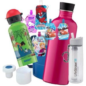 Gourdes adultes, enfants : pliables, réutilisables, avec filtre, isothermes, etc