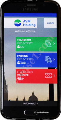 Billets de vaporetto sur smartphone AVM Venezia officiel APP