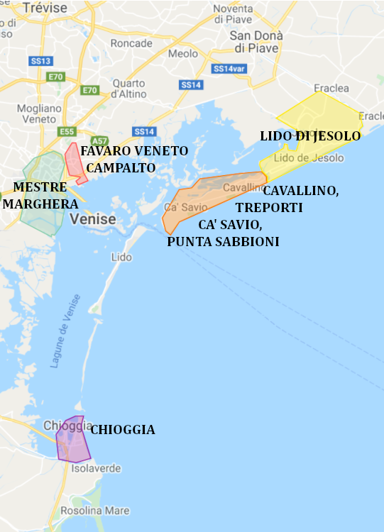 locations à Venise chioggia Mestre Marghera