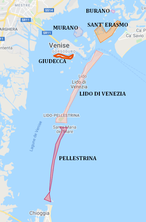 Giudecca louer à Venise sur une île