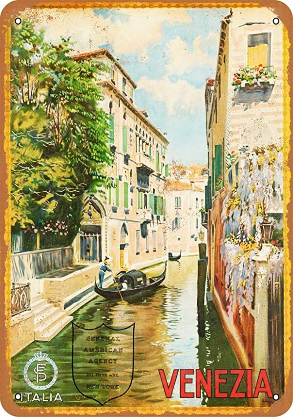 Plaques émaillées Venise