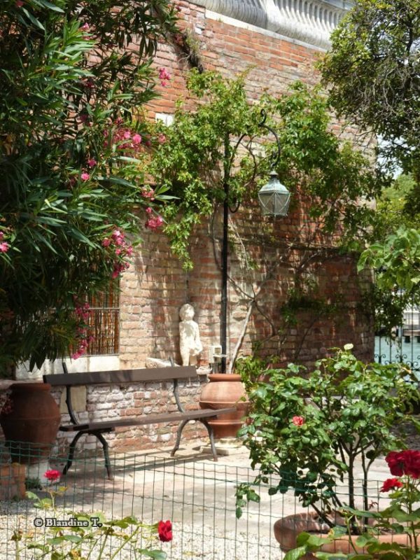 Jardin du palais Contarini-Polignac à Venise