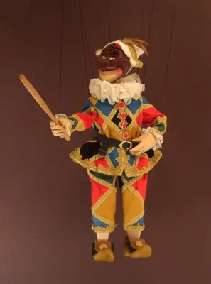 arlequin marionnette commedia dell'arte