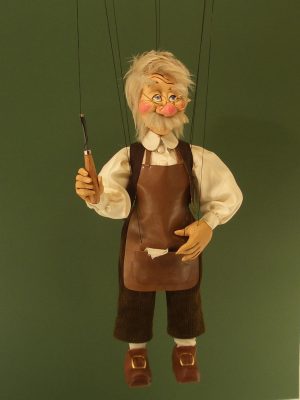 Marionnette Geppetto grand modèle