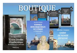 Boutique audioguides Venise, livres, articles de voyage