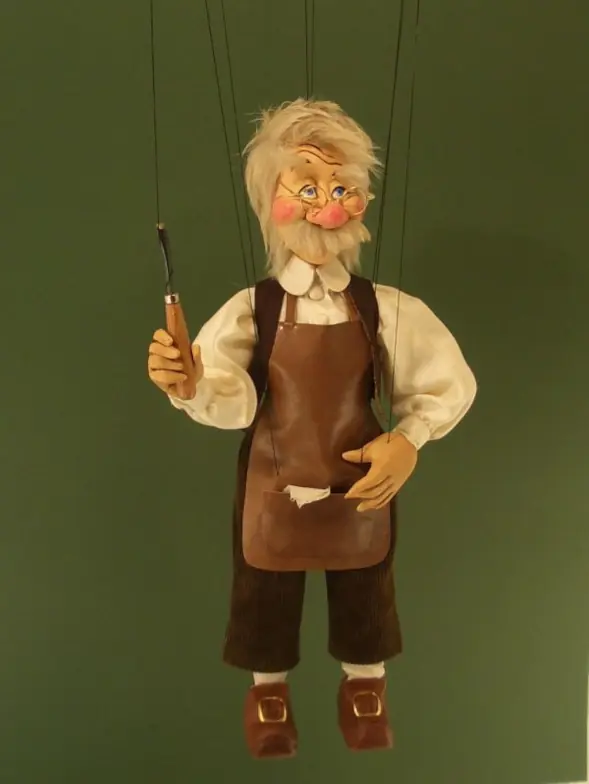 Marionnette d'art pour collection à Venise Geppetto