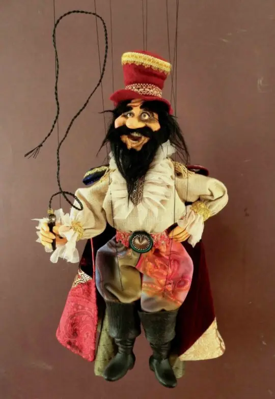 marionnette d'art à Venise Mangefeu ou Stromboli