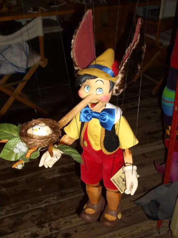 artisanat d'art marionnette à Venise Pinocchio 